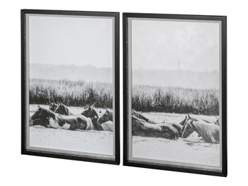 Water Horses III (Set of 2) | Calgary Furniture Store