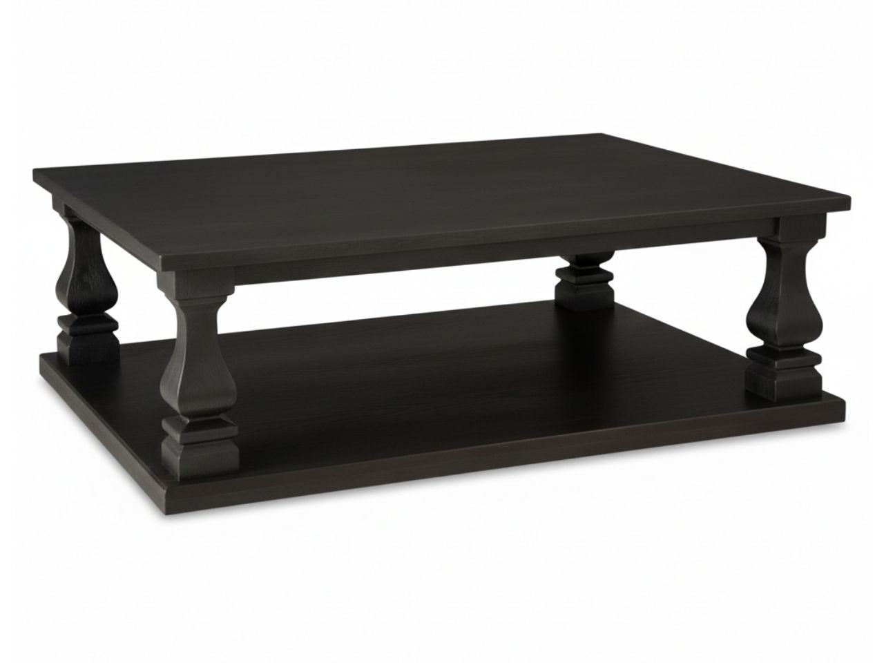 Wellturn Rectangle Coffee Table in a white background- Calgary Furniture Store
