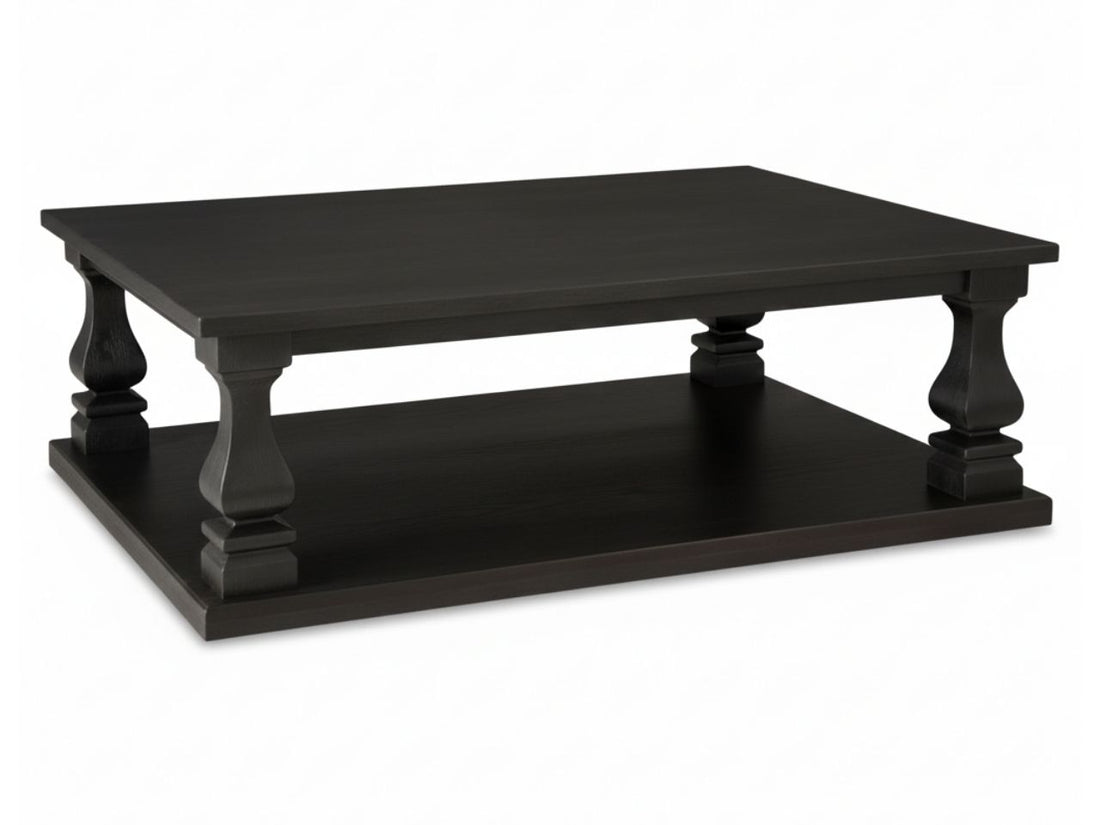 Wellturn Rectangle Coffee Table in a white background- Calgary Furniture Store