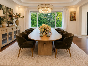 🇨🇦 West Coast Oval Custom Canadian Made Dining Table