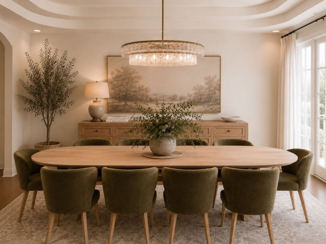 🇨🇦 West Coast Oval Custom Canadian Made Dining Table