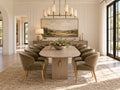West Coast Oval Dining Table – solid wood dining table in Calgary.