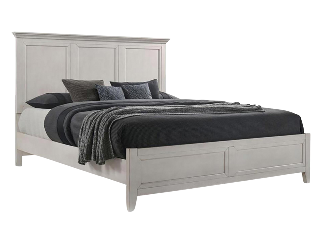 San Mateo White Standard Bed in Calgary
