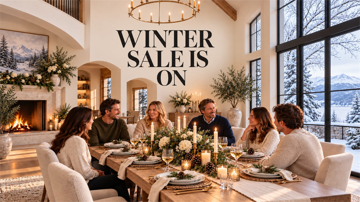 Shop Showhome Furniture’s Winter Sale in Calgary and find quality dining furniture for warm meals, meaningful conversations, and comfortable gatherings.