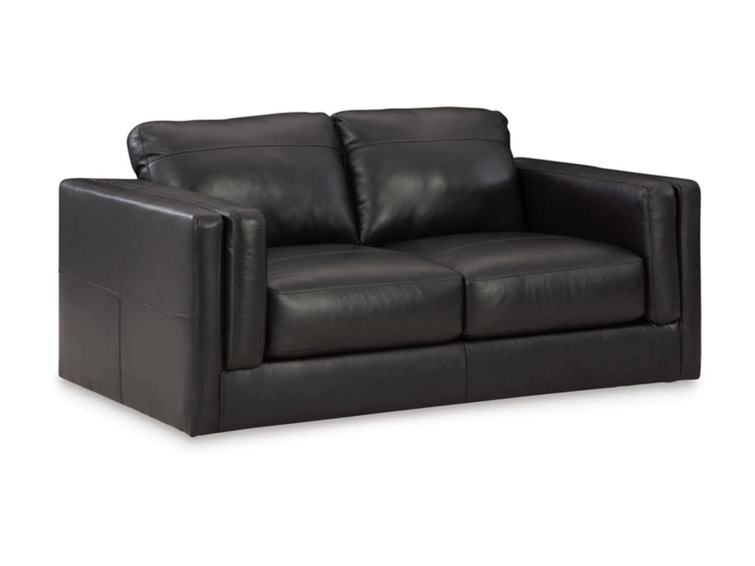 Amiata Loveseat - Onyx - Calgary Furniture Store