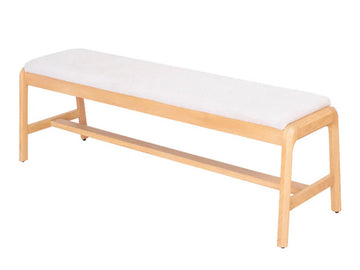 Arizona Dining Bench - Oatmeal - Calgary Furniture Store