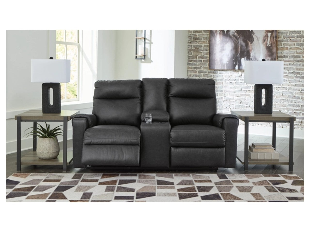 Axtellton Power Reclining Loveseat - Calgary Furniture Store