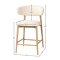 MILO COUNTER STOOL - SAVILE FLAX - Calgary Furniture Store