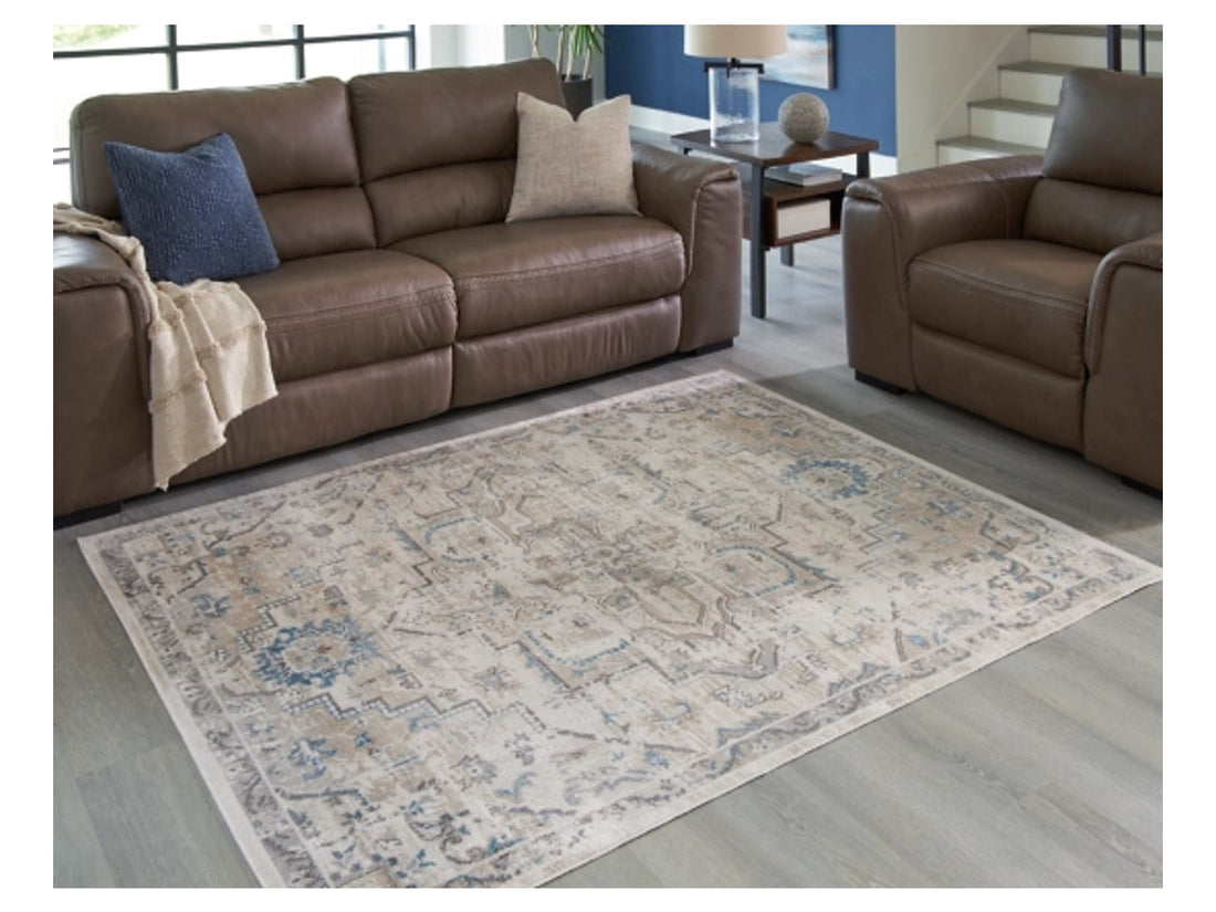 Barkham - Beige - Large Rug - Calgary Furniture Store