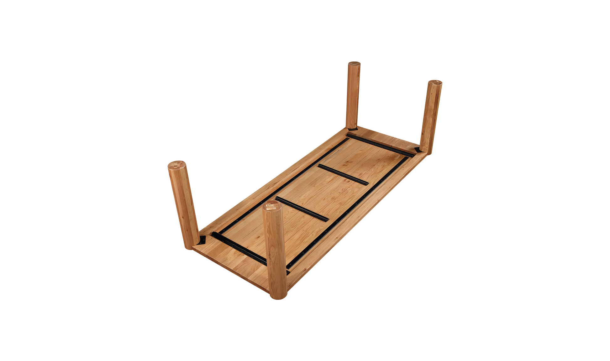 Post Large Table Large Natural Oak - Calgary Furniture Store