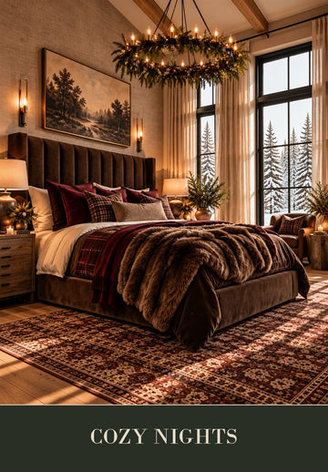 Modern bedroom in Calgary with large windows and a bed by Showhome Furniture