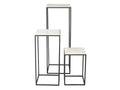 Earth Wind and Fire Marble Pedestal Set | Calgary Furniture Store