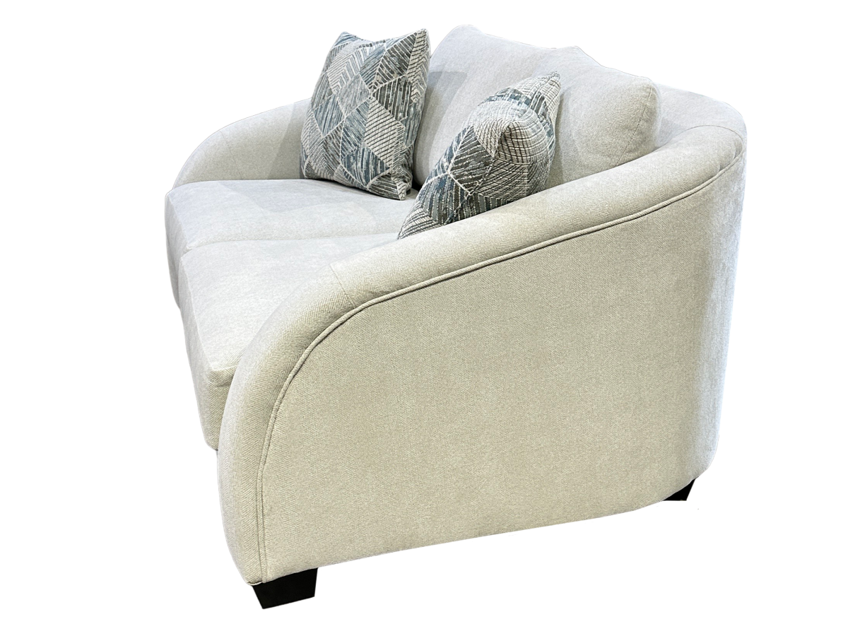 Lila Loveseat Compact Two-Seater Upholstered Deep Seat Plush Cushions