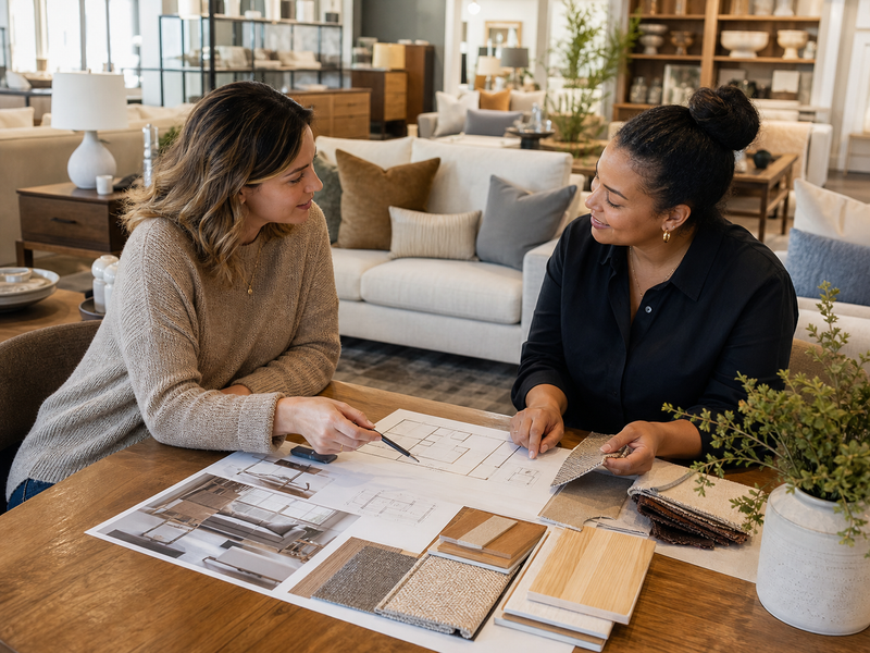 In-Store Design Consultation