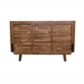 GIA KING BED - WARM PECAN - Calgary Furniture Store