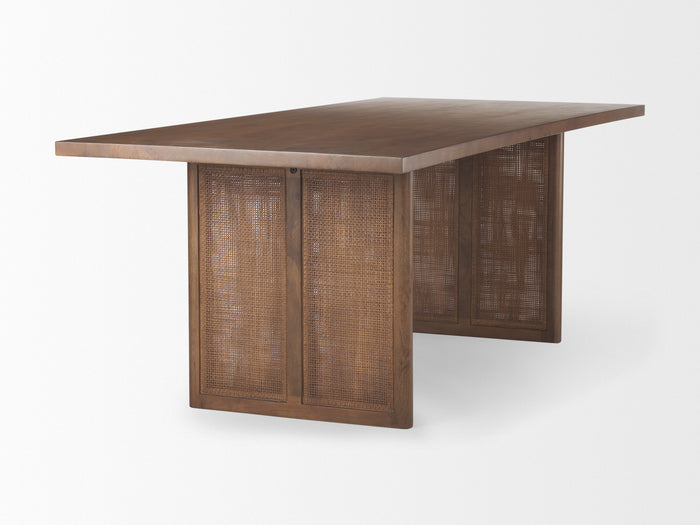 Grier Medium Brown Dining Table - Calgary Furniture Store