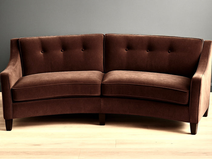 🇨🇦 South Slope Custom 2-Seater Curved Sofa