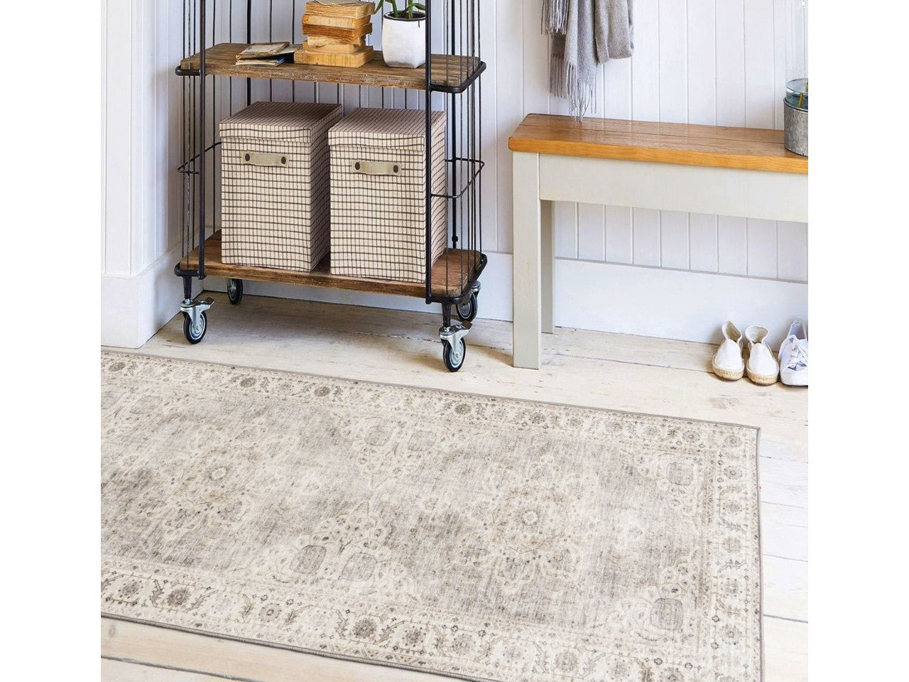 Joy - Beige Ivory Rug - Calgary Furniture Store
