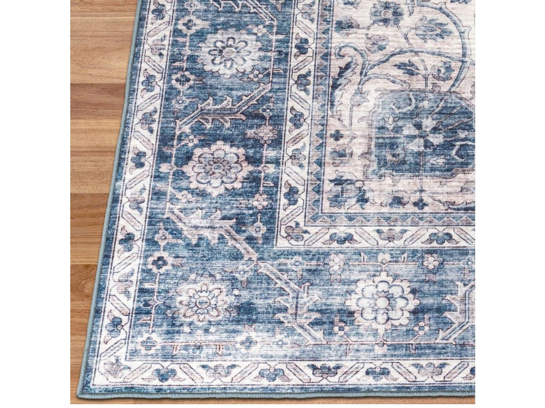 Joy - Blue Ivory Rug - Calgary Furniture Store