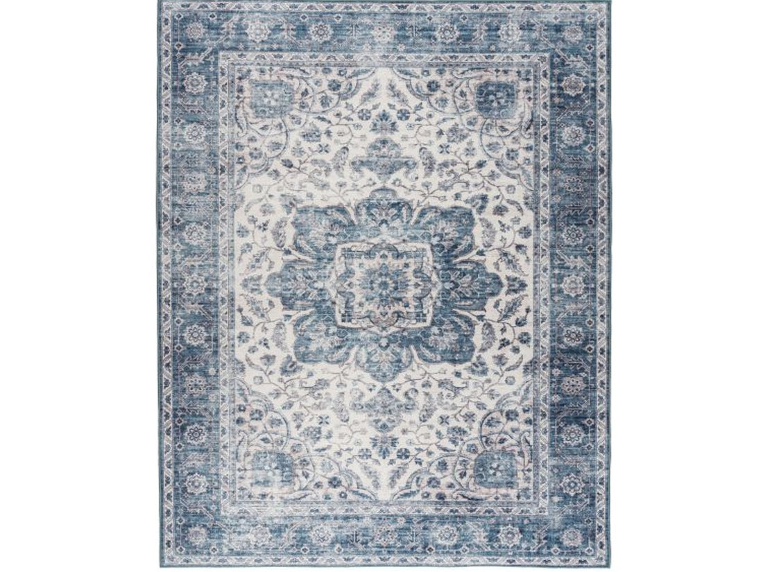 Joy - Blue Ivory Rug - Calgary Furniture Store