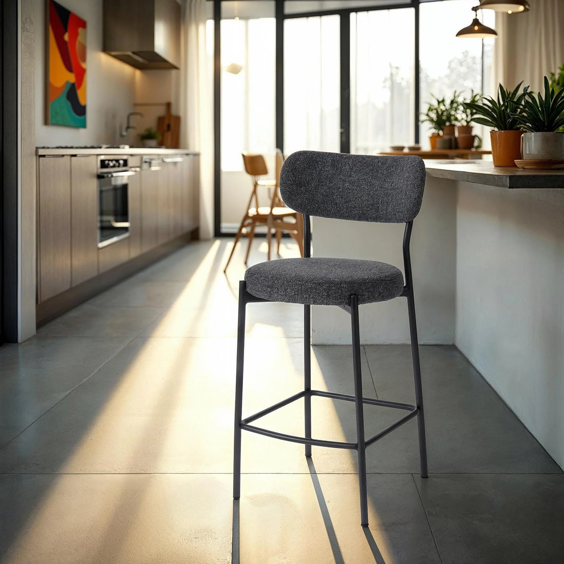 KAI COUNTER STOOL - CHUNKY GREY - Calgary Furniture Store