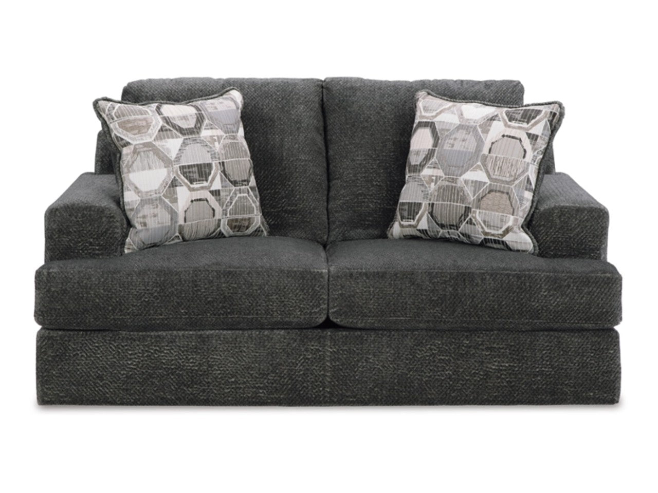 Karinne Loveseat - Smoke Grey - Calgary Furniture Store