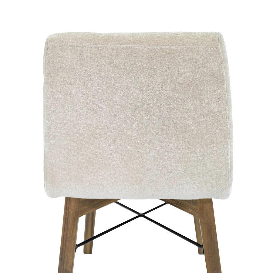 GIA DINING CHAIR - WARM PECAN - SAND