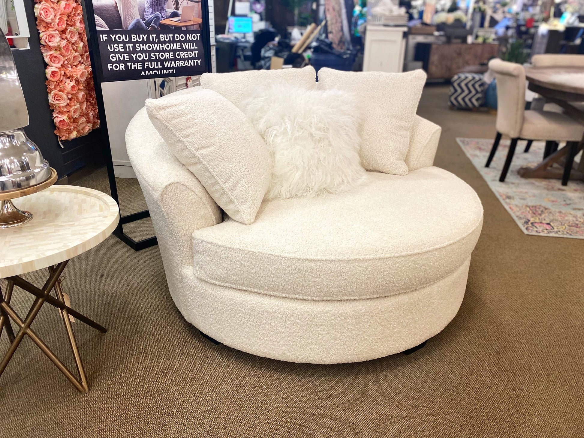 🇨🇦 59" Custom Loop Nest Chair - Calgary Furniture Store