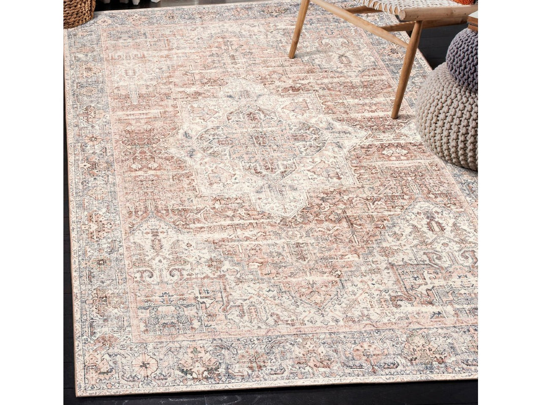 Lyle Gray Ivory Blush Rug - Calgary Furniture Store