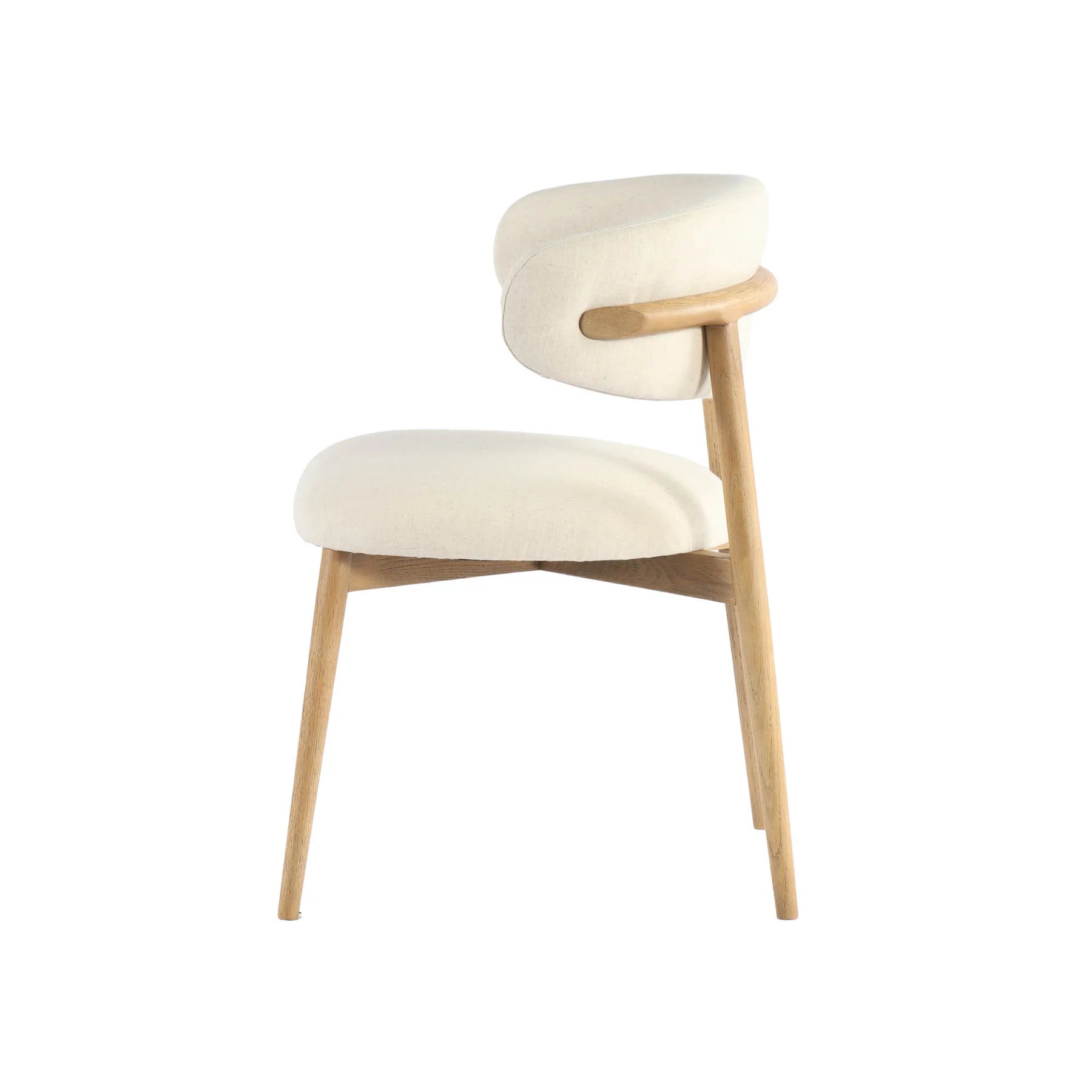 Milo Dining Chair - Savile Flax - Calgary Furniture Store