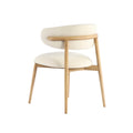 Milo Dining Chair - Savile Flax - Calgary Furniture Store