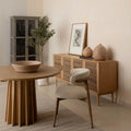 Milo Dining Chair - Savile Flax - Calgary Furniture Store