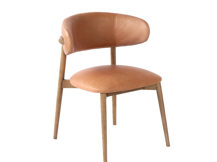 MILO DINING CHAIR - HAZELNUT - Calgary Furniture Store