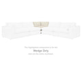 Next-Gen Gaucho Sectional - Chalk - Calgary Furniture Store