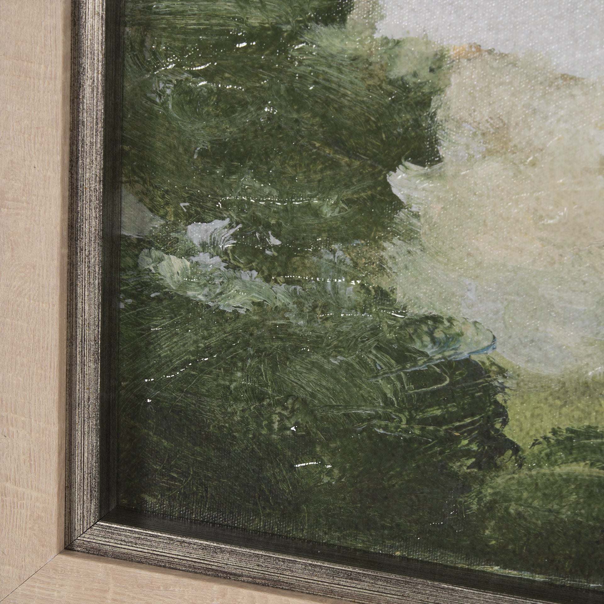 Soft Shadows I by Mercana Studio a Hand Embellished Textured Framed Art Print - Calgary Furniture Store