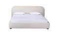 Ripley Round King Bed-Beige - Calgary Furniture Store