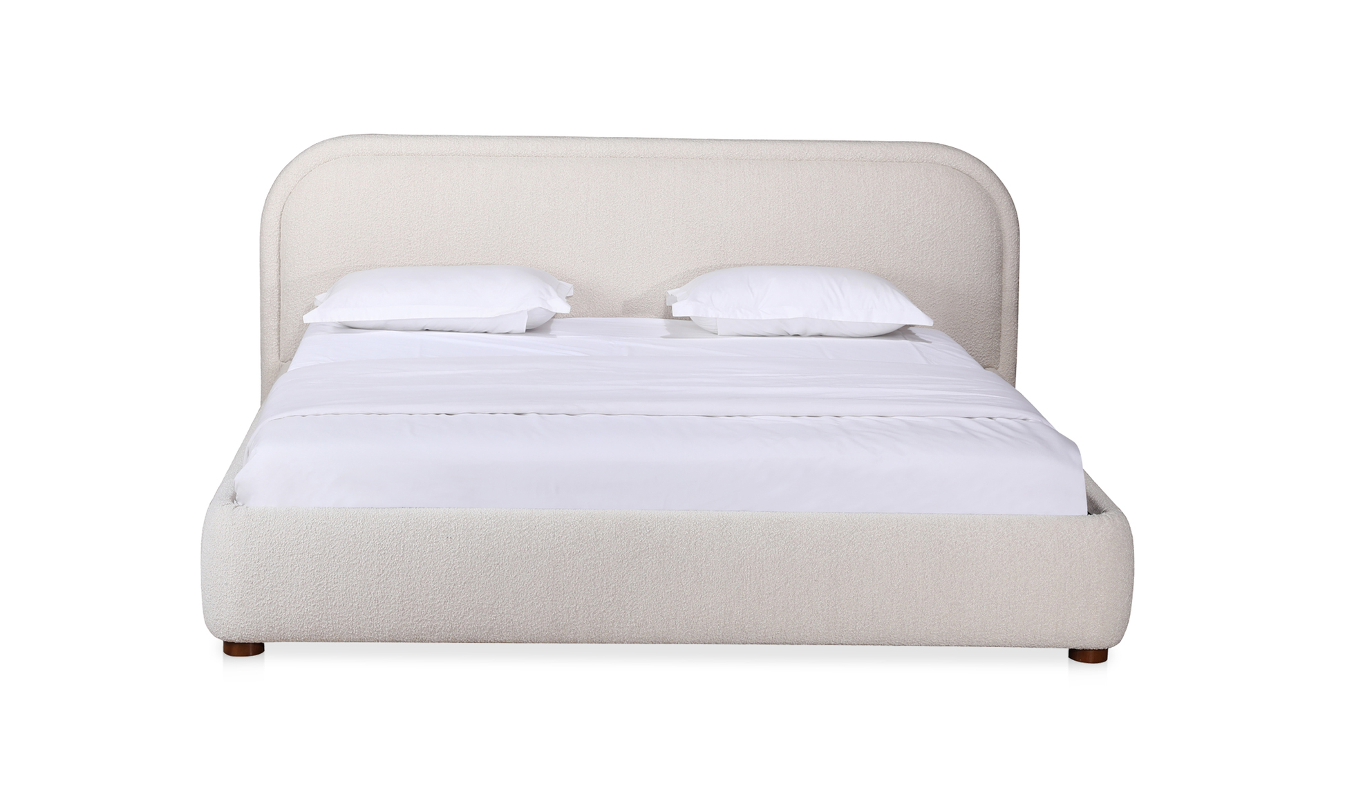 Ripley Round King Bed-Beige - Calgary Furniture Store