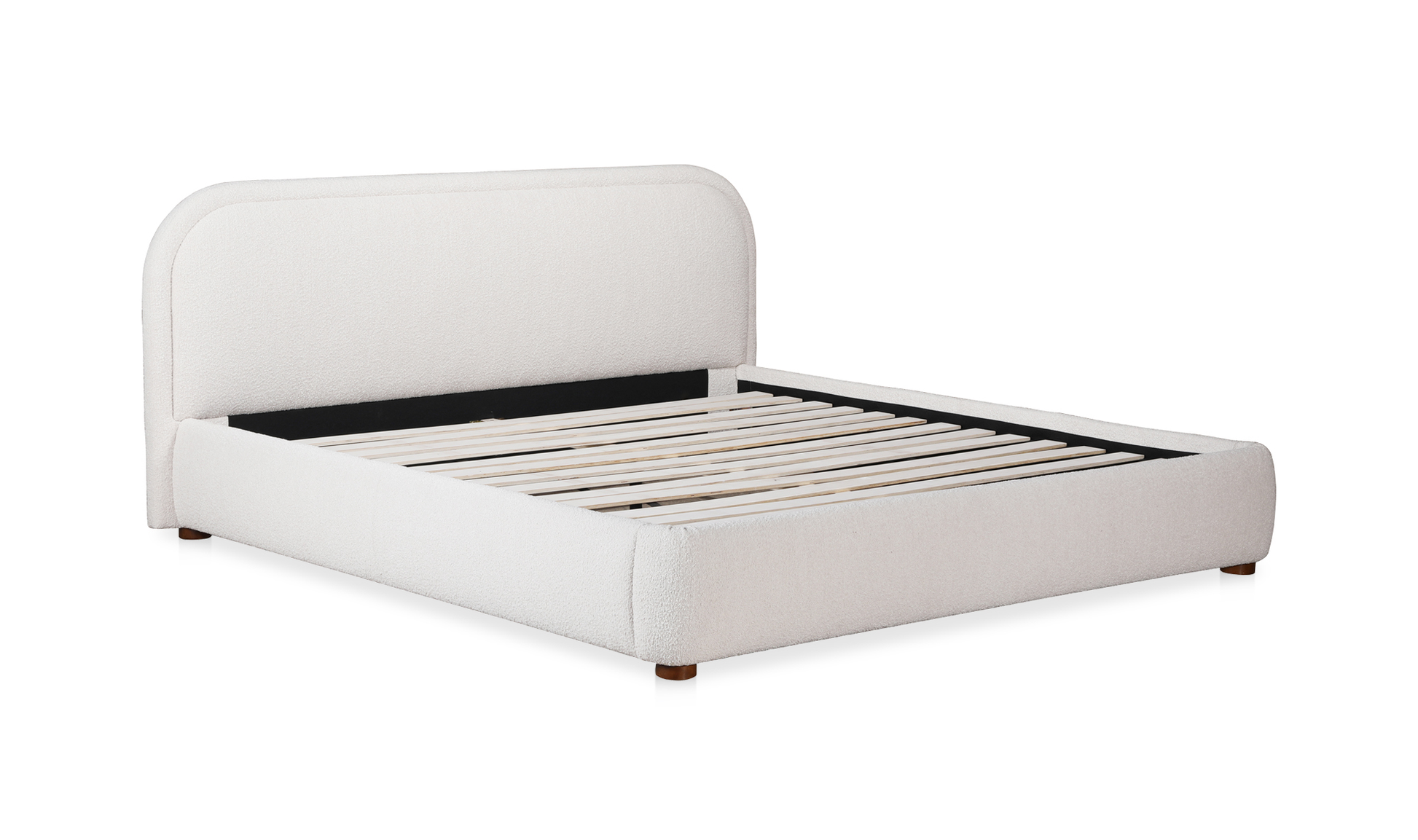 Ripley Round King Bed-Beige - Calgary Furniture Store