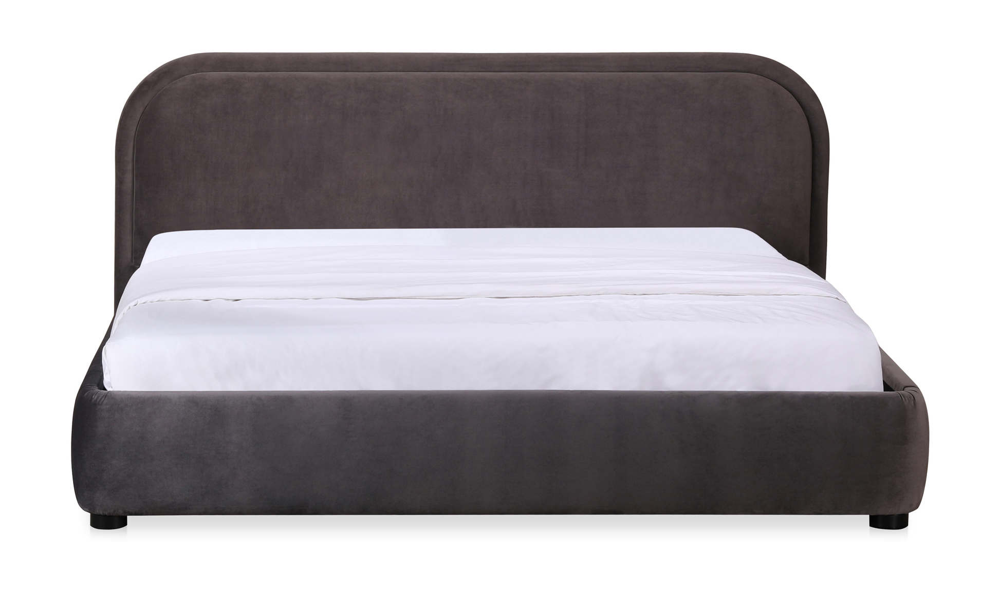 Ripley Round King Bed-Beige - Calgary Furniture Store