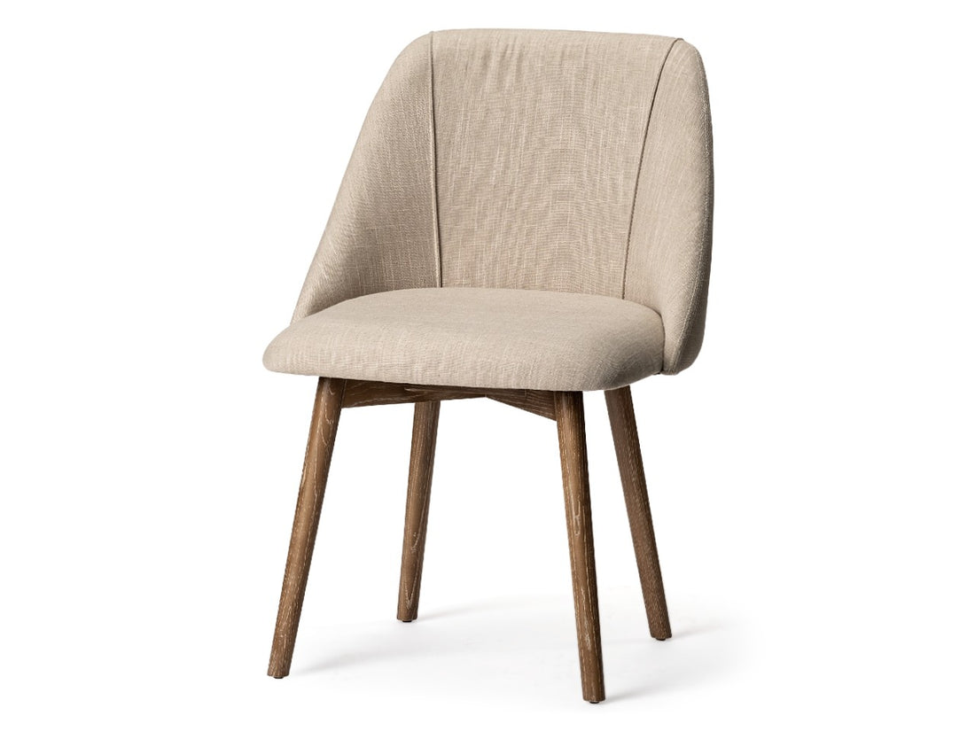 Ronald Cream Dining Chair - Calgary Furniture Store