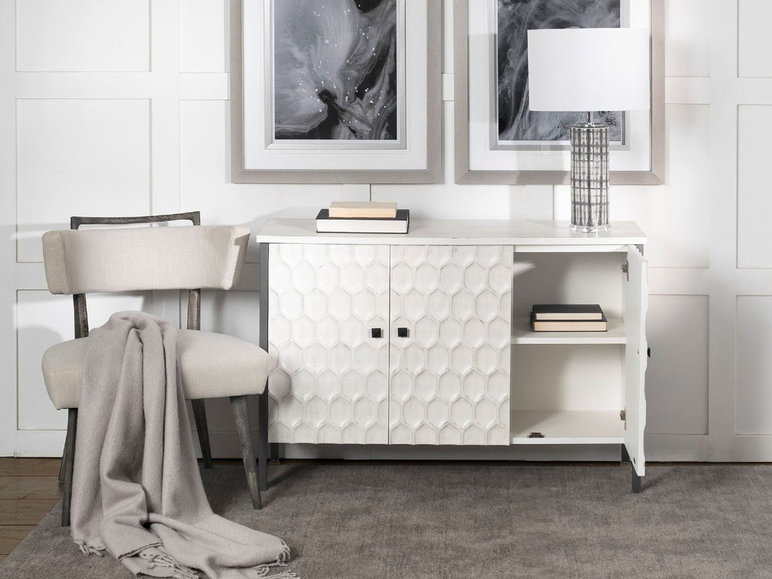 Savannah II Accent Cabinet - 3 Door | Calgary Furniture Store