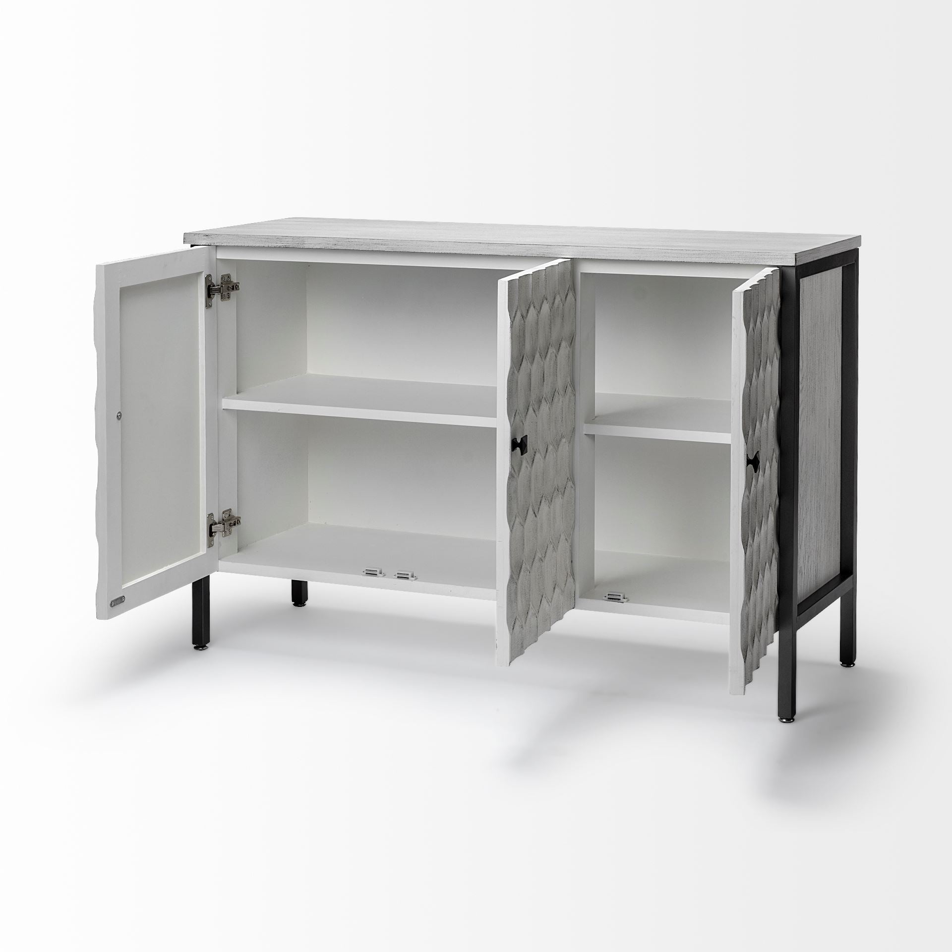 Savannah II Accent Cabinet - 3 Door | Calgary Furniture Store