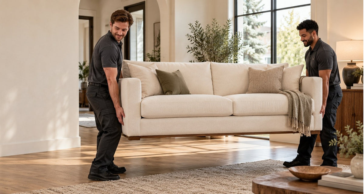 furniture delivery by RG Movers from Showhome Furniture