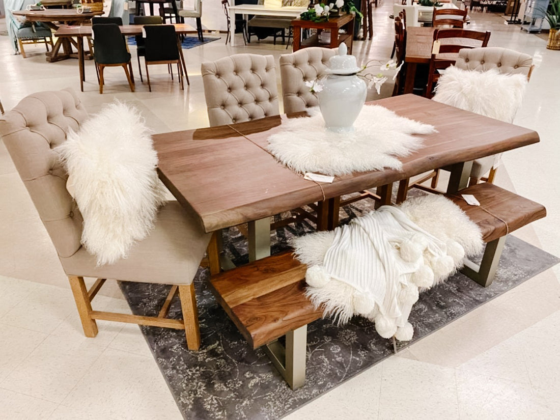 Riverside Solid Wood Table | Calgary Furniture Store