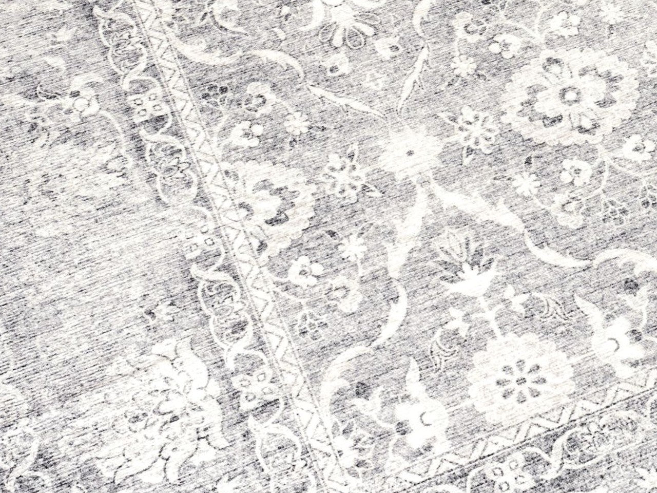Vintage Distressed Trellis Rug - Calgary Furniture Store