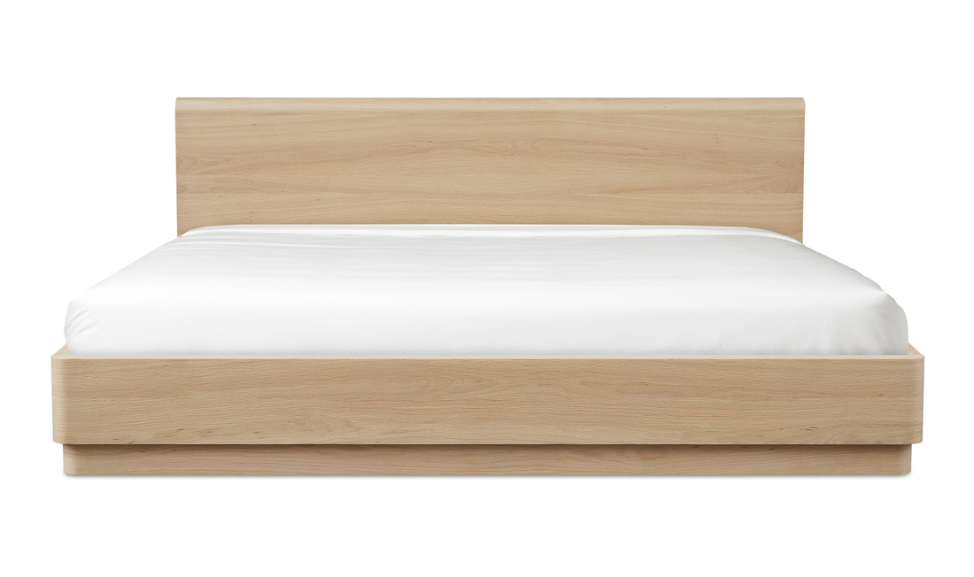 Copy of Round Off King Bed-Wood - Calgary Furniture Store