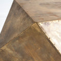 Exagoni Gold Side Table | Calgary Furniture Store