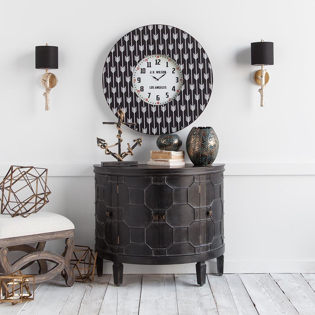 Sabinal Wall Sconce - Black | Calgary Furniture Store
