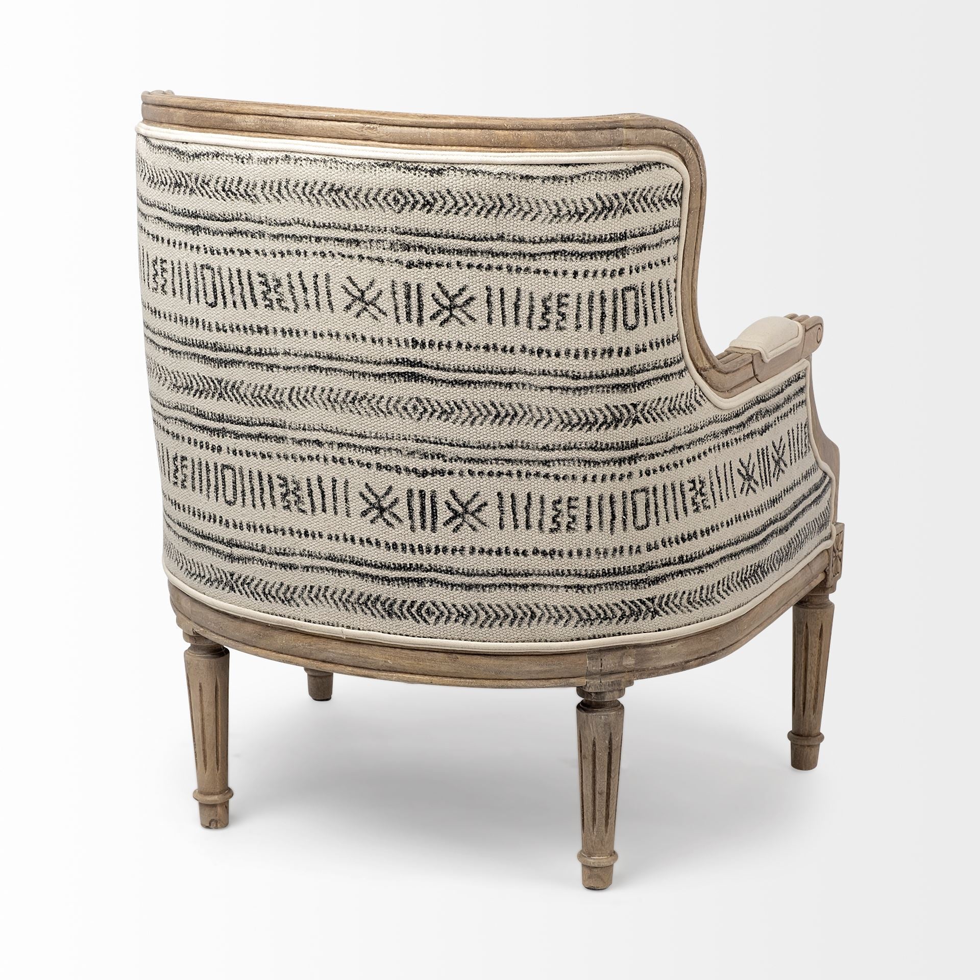 Elizabeth Detailed Back Accent Chair | Calgary Furniture Store