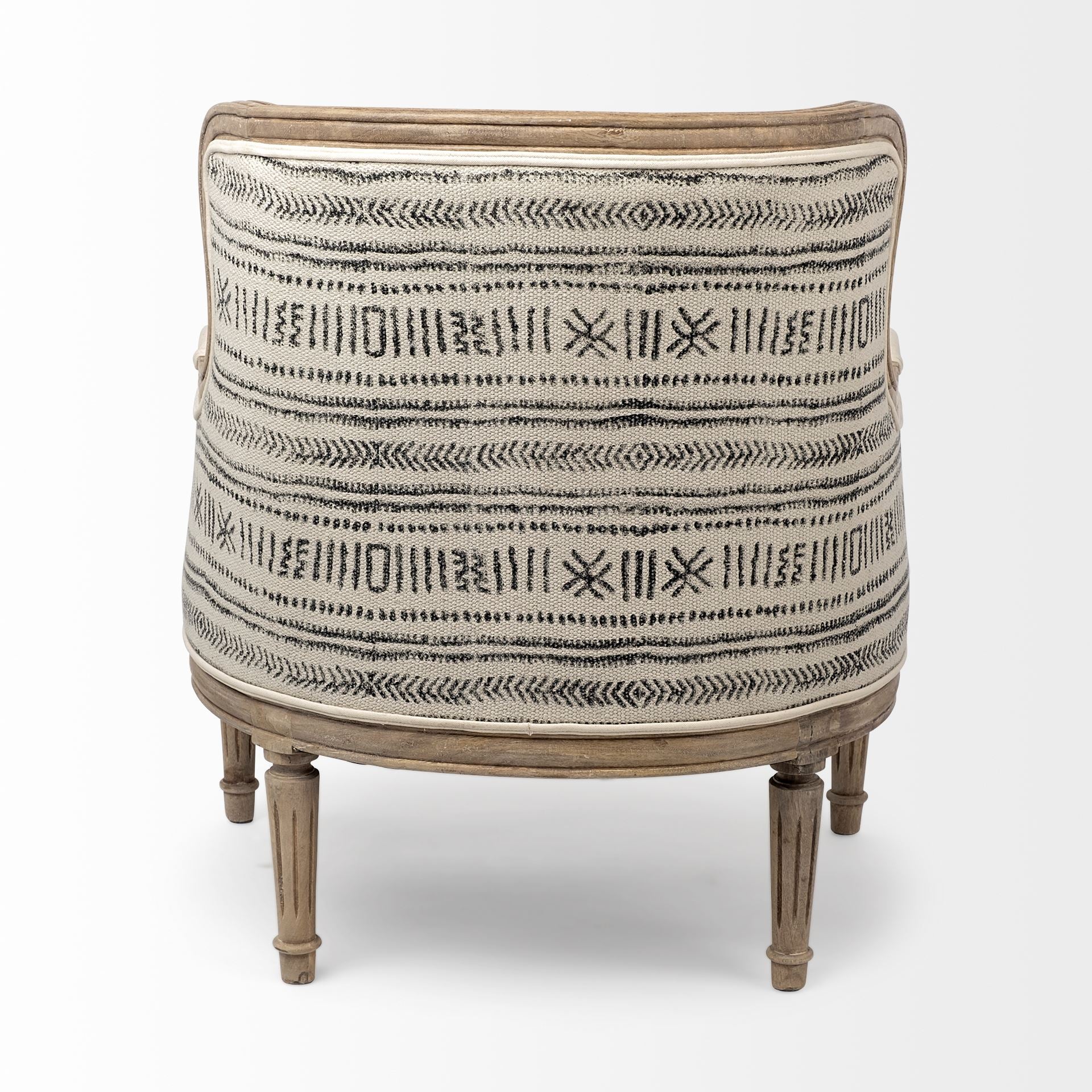 Elizabeth Detailed Back Accent Chair | Calgary Furniture Store
